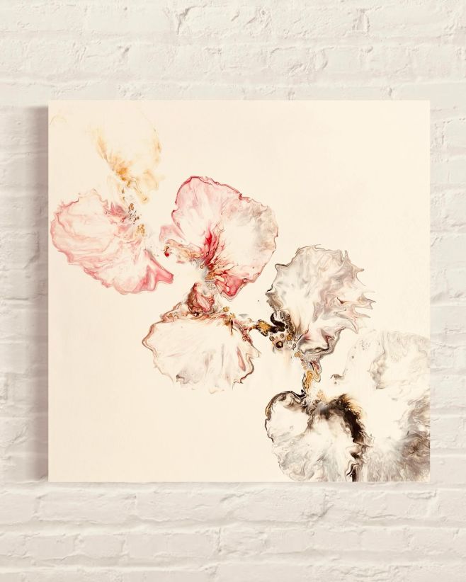 “THE PASSION IN ME” 100x100 cm akryl na plátně nyní k vidění v @podnik_cafe_bar do konce března ✨ #obrazynaprodej#kamvbrne